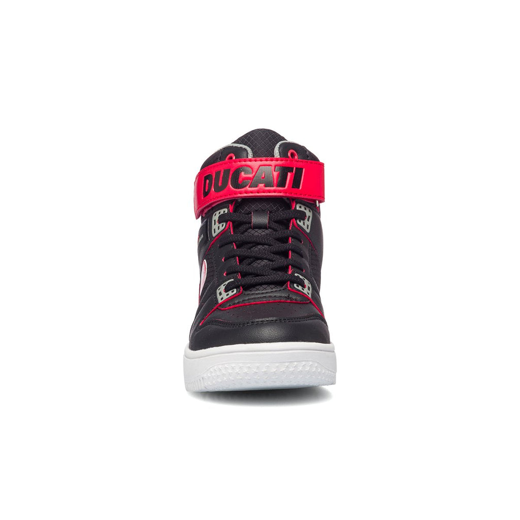 Sneakers alte nere con logo laterale Ducati Cesare