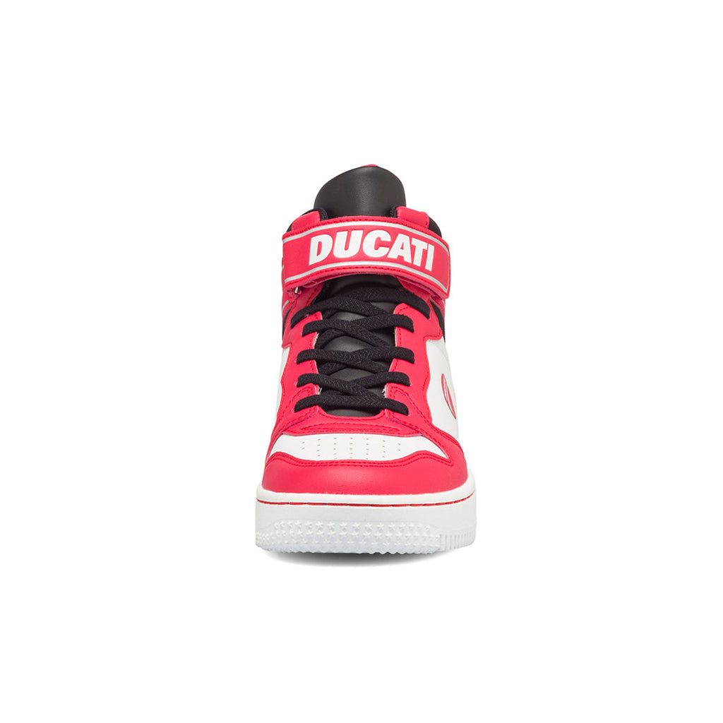 Sneakers alte rosse e bianche da bambino Ducati Barsaba 3 PS