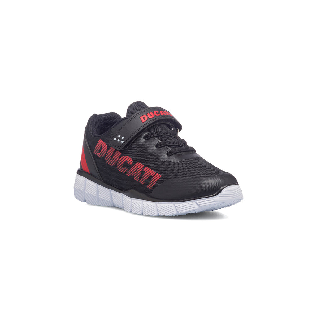 Scarpe sportive nere da bambino con logo a contrasto Ducati Backfire 3 PS