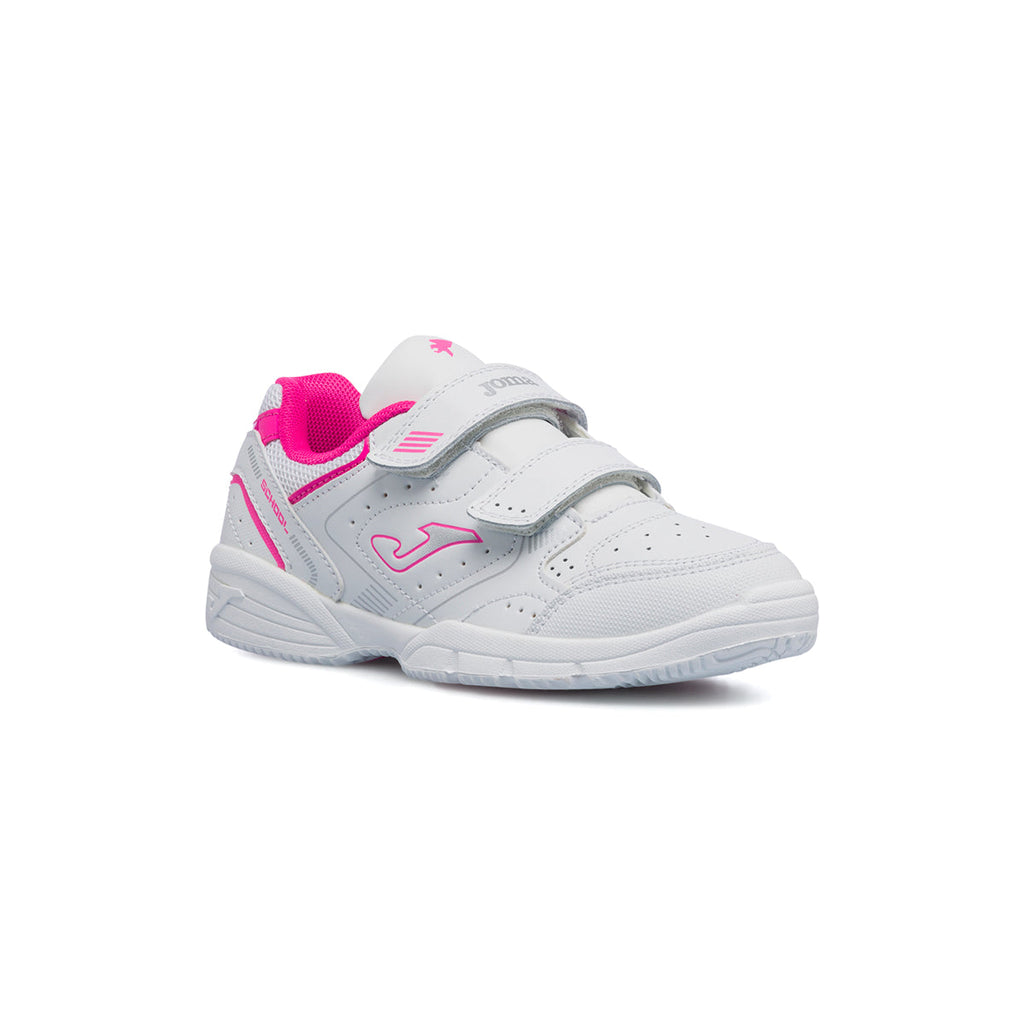 Scarpe da ginnastica bianche da bambina con dettagli traforati Joma School Jr 2110