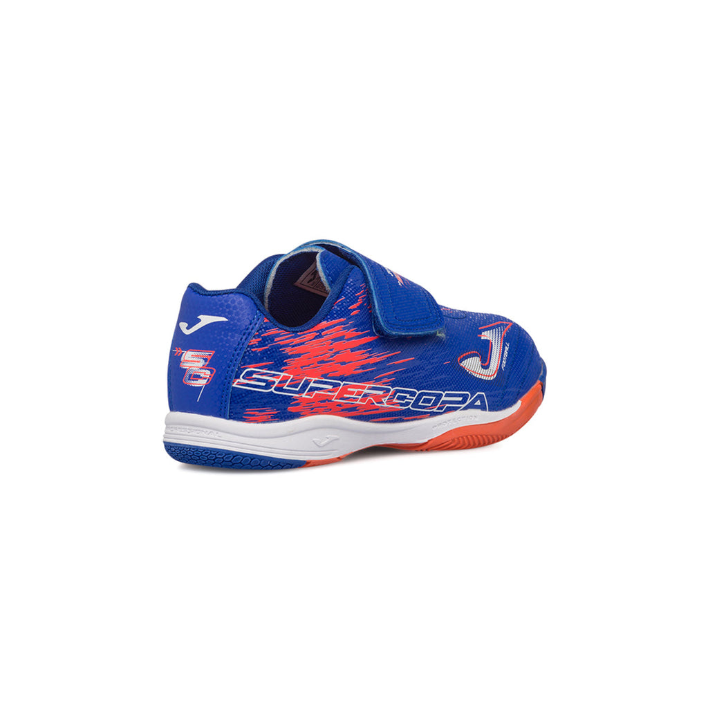 Scarpe da calcetto indoor blu da bambino Joma Supercopa 23 Jr