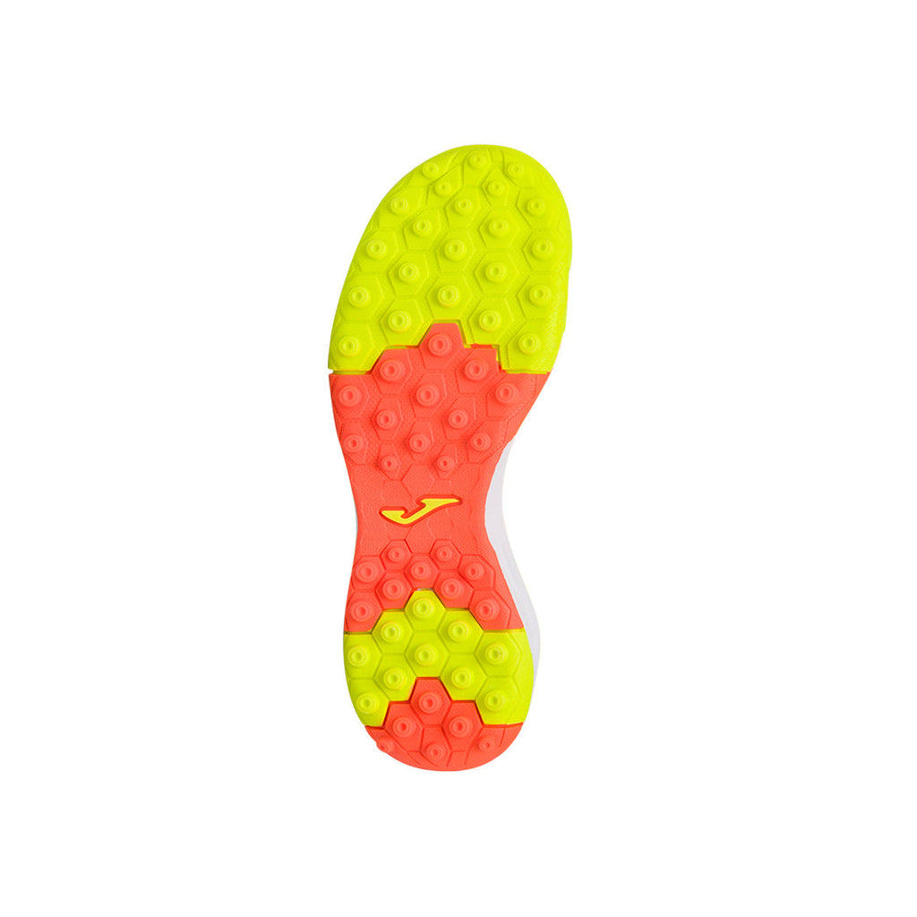 Scarpe da calcetto gialle per erba sintetica da bambino Joma Supercopa 23 Jr Tf