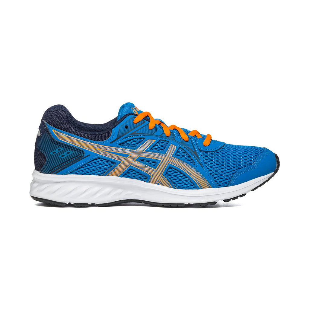 Scarpe da running blu con dettagli arancioni Asics Jolt 2 Gs