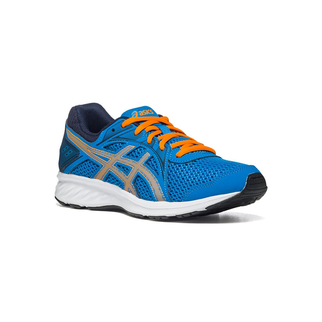 Scarpe da running blu con dettagli arancioni Asics Jolt 2 Gs