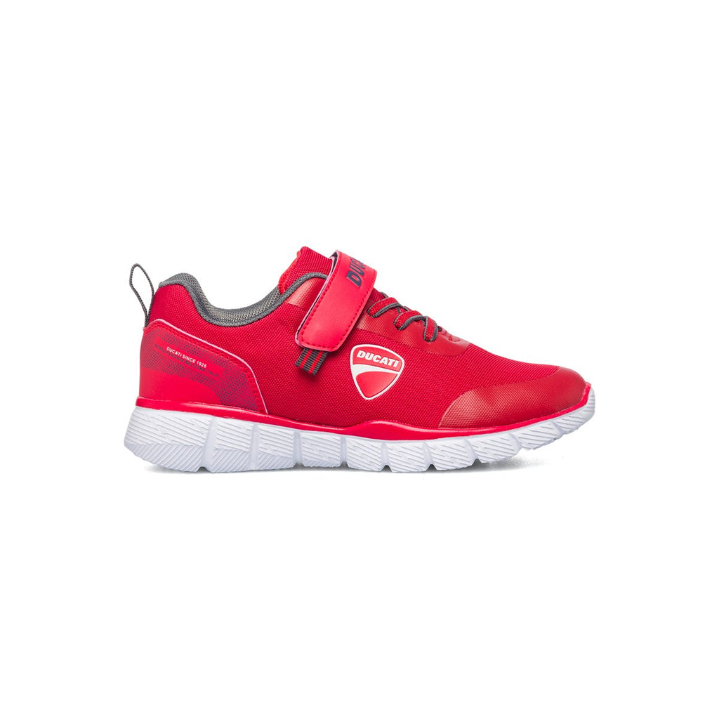 Sneakers rosse con logo laterale Ducati Bertoldo