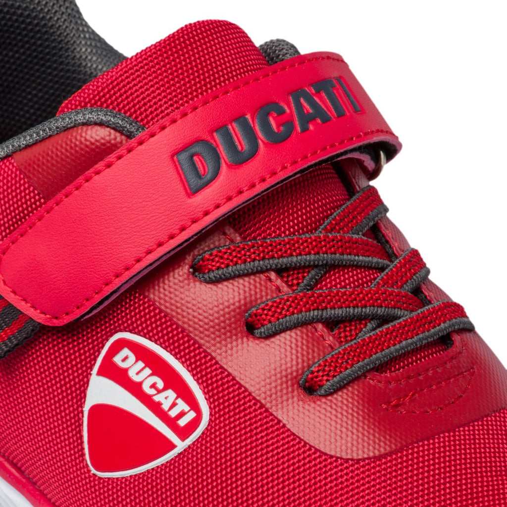 Sneakers rosse con logo laterale Ducati Bertoldo