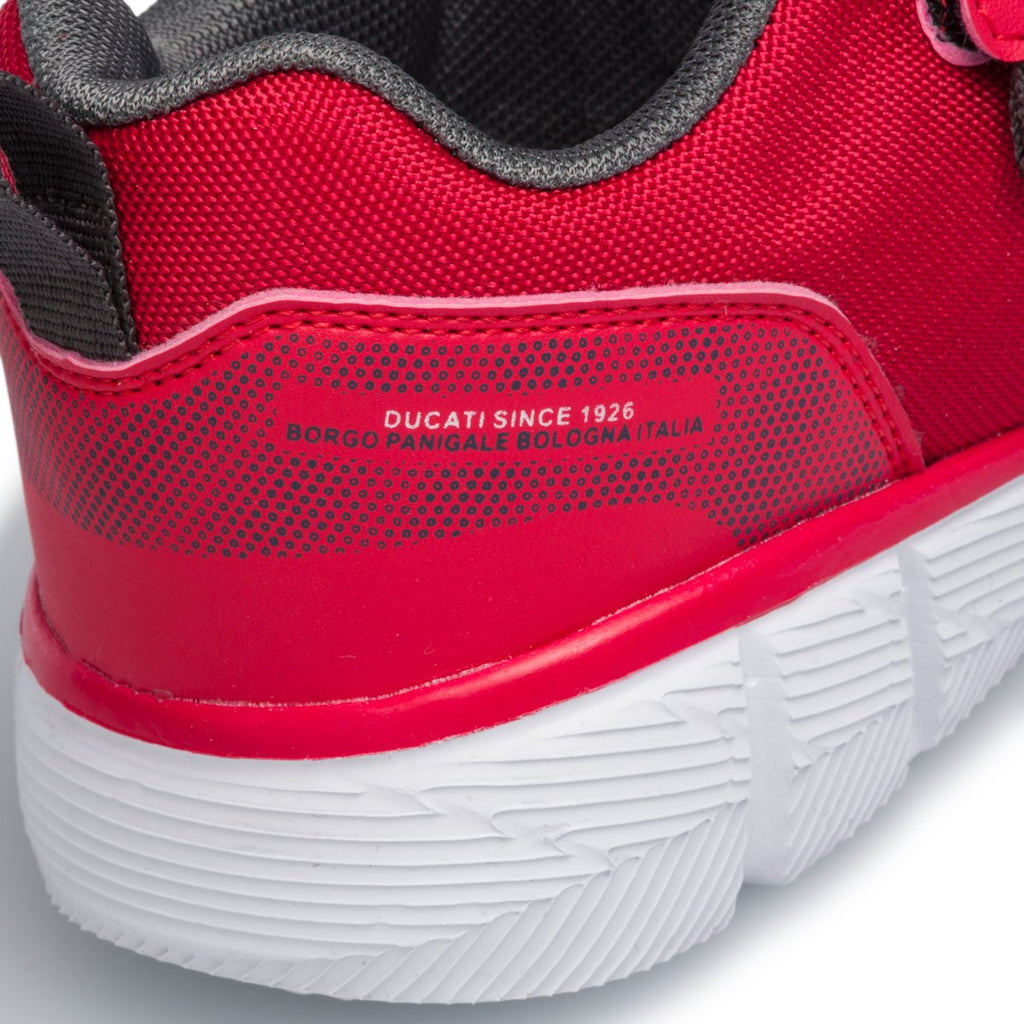 Sneakers rosse con logo laterale Ducati Bertoldo