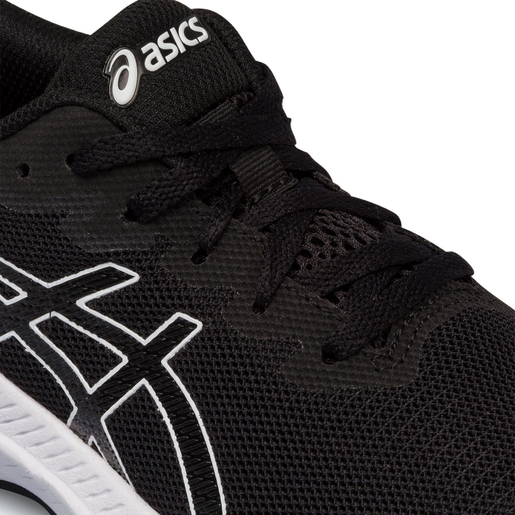 Scarpe da running da ragazzo nere in tessuto mesh Asics GT-1000 11 GS