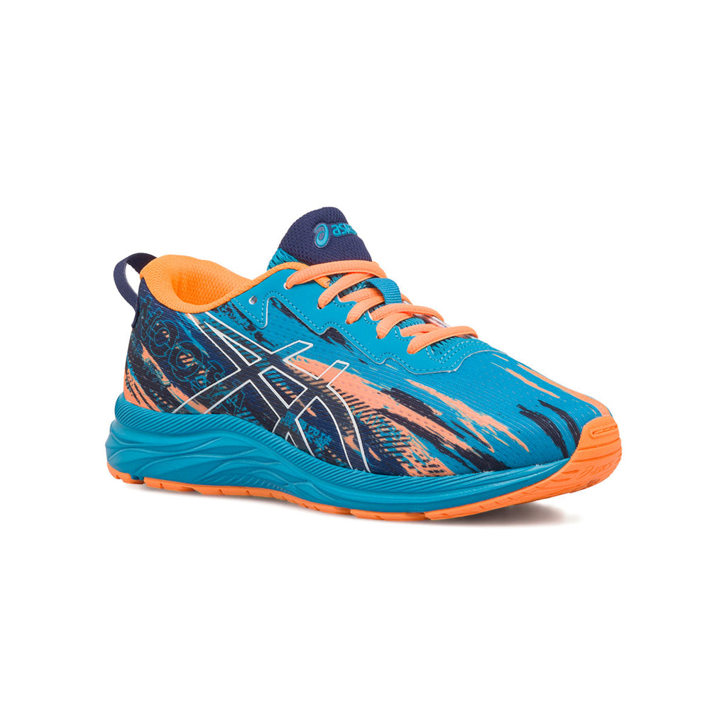 Scarpe da running da ragazzo blu in tessuto mesh Asics Gel-Noosa Tri 13 Gs