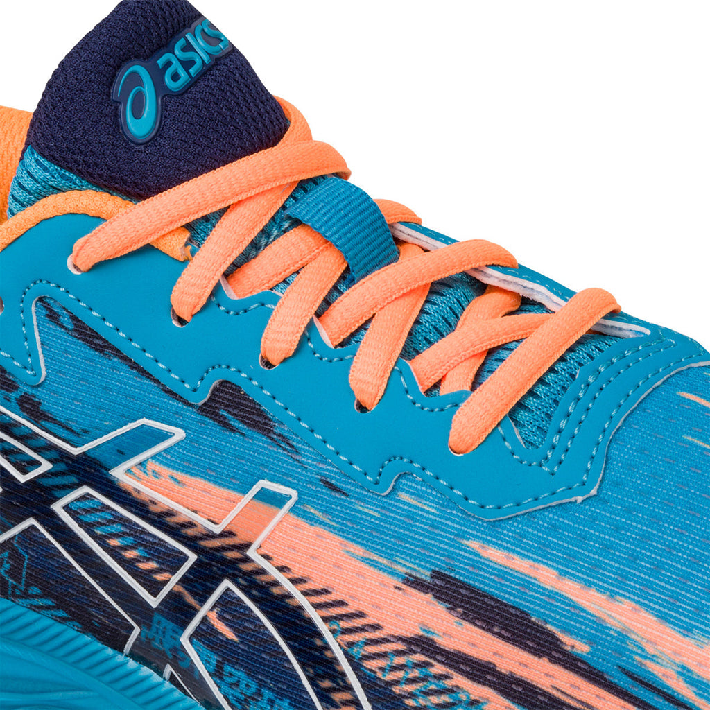 Scarpe da running da ragazzo blu in tessuto mesh Asics Gel-Noosa Tri 13 Gs