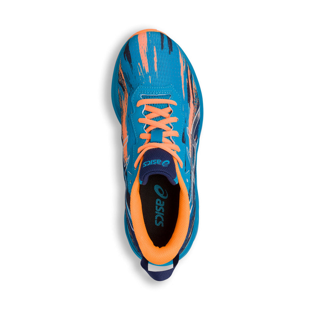 Scarpe da running da ragazzo blu in tessuto mesh Asics Gel-Noosa Tri 13 Gs