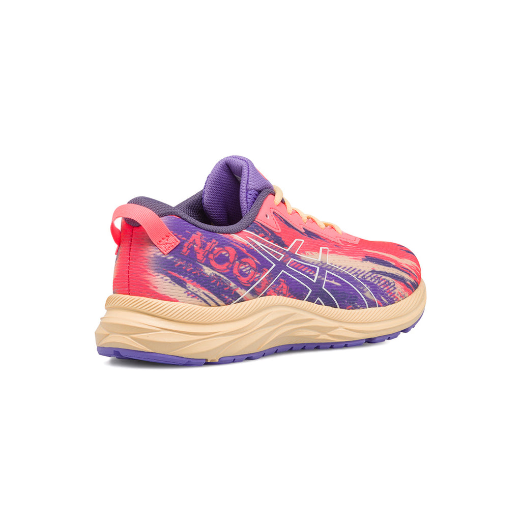 Scarpe da running da ragazza viola e rosa in tessuto mesh Asics Gel-Noosa Tri 13 Gs