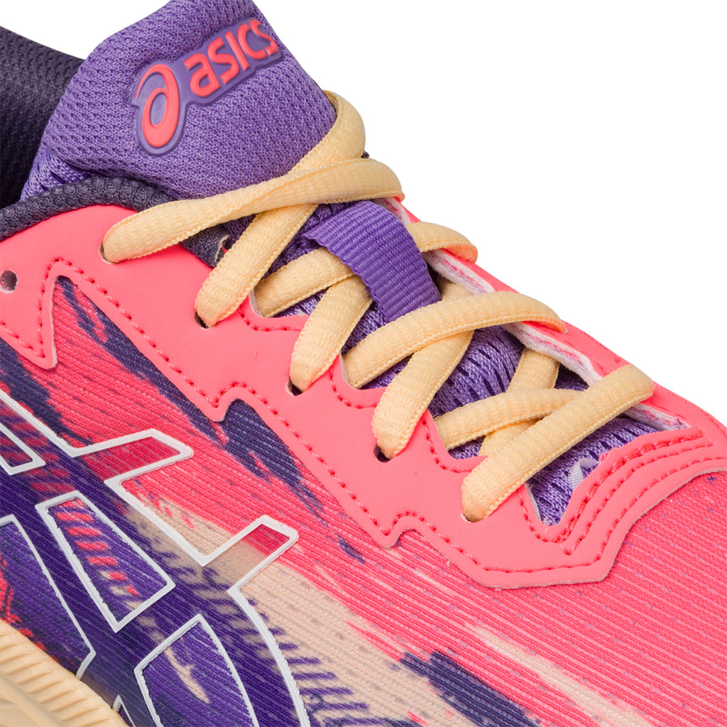 Scarpe da running da ragazza viola e rosa in tessuto mesh Asics Gel-Noosa Tri 13 Gs