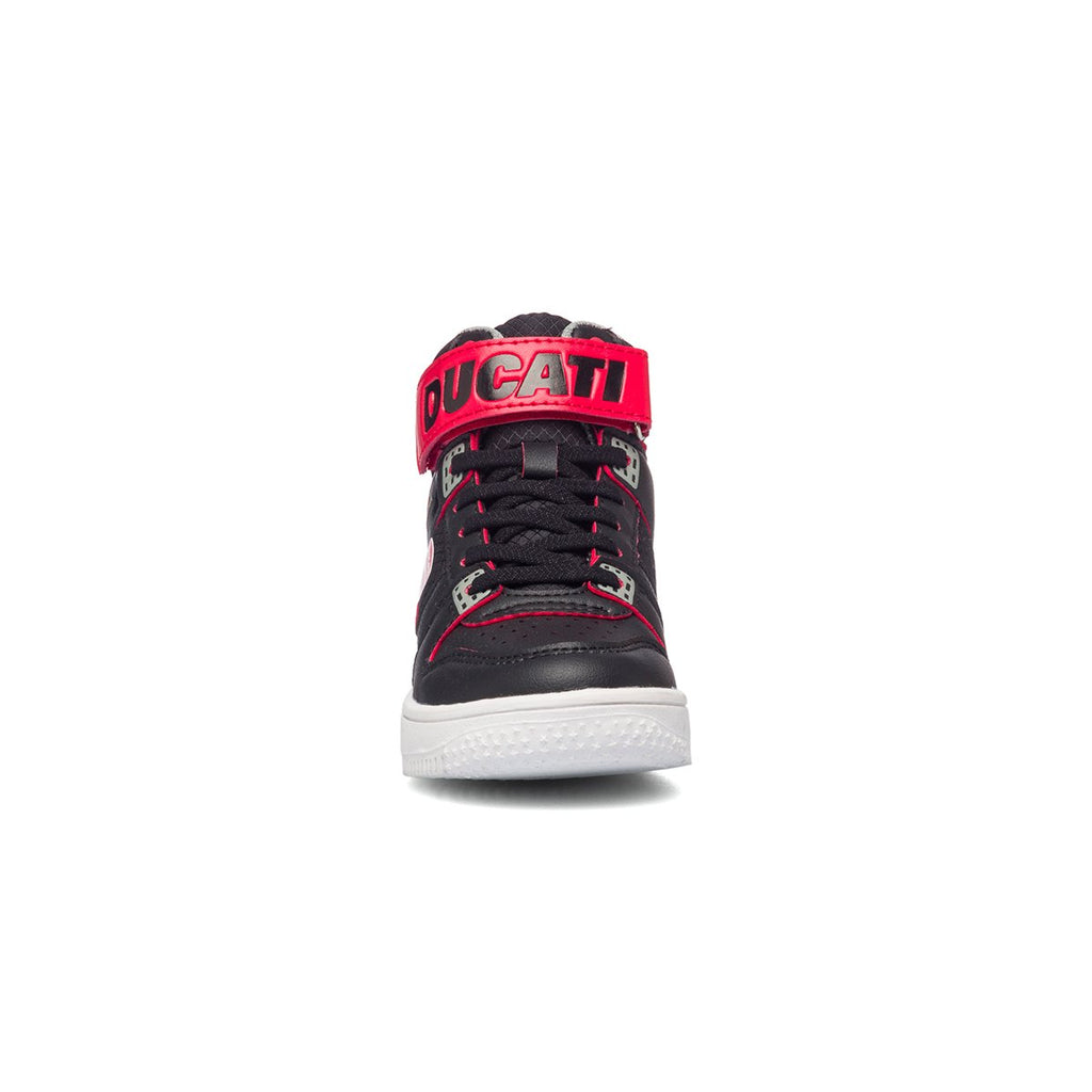 Sneakers alte nere con logo laterale Ducati Cesare