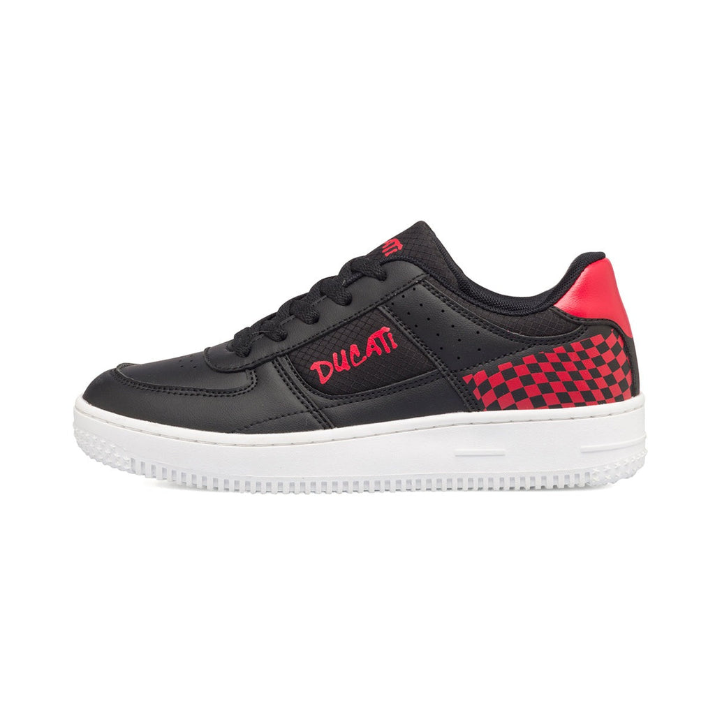 Sneakers nere e rosse da ragazzo Ducati Valencia 3 GS