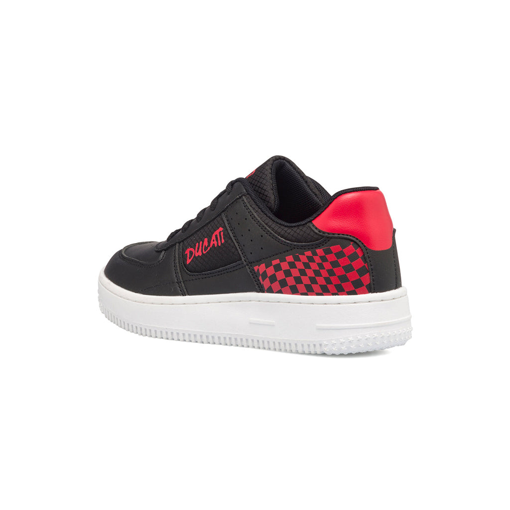 Sneakers nere e rosse da ragazzo Ducati Valencia 3 GS