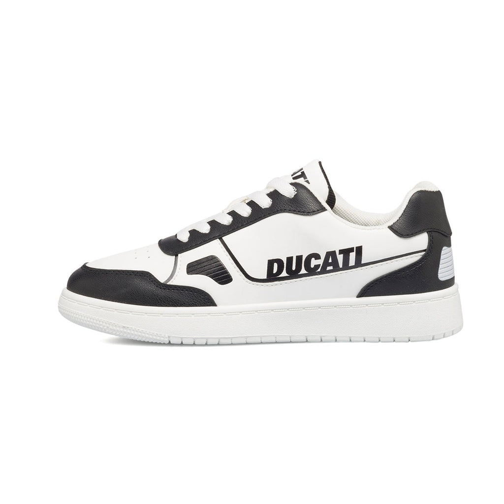 Sneakers bianche e nere da ragazzo Ducati Barsaba 3 GS