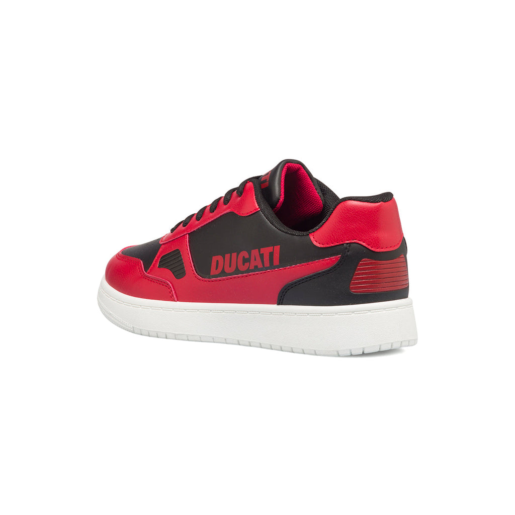 Sneakers rosse e nere da ragazzo Ducati Barsaba 3 GS