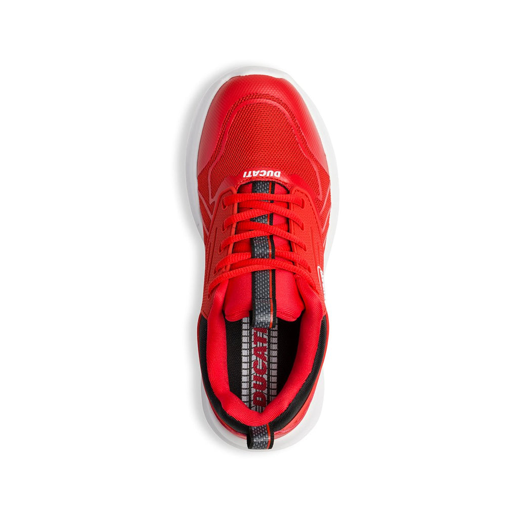 Sneakers rosse con logo laterale Ducati Alexis GS