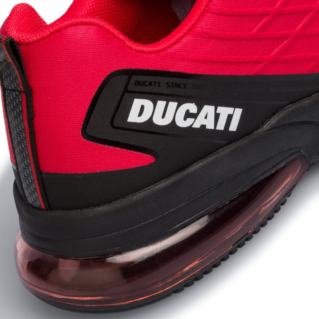 Sneakers rosse con suola ad aria Ducati Modena