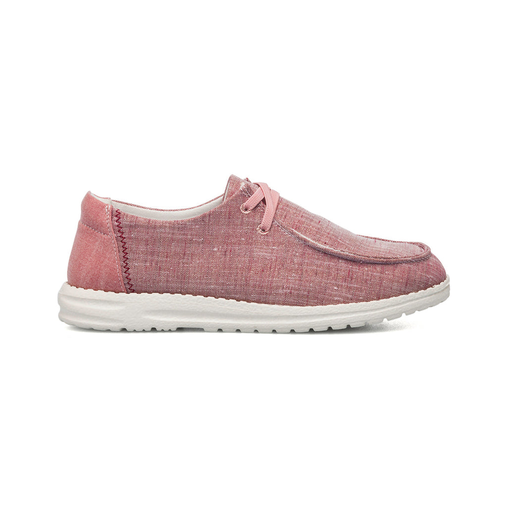 Sneakers rosse da donna in tessuto Lora Ferres