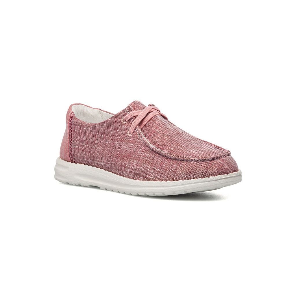 Sneakers rosse da donna in tessuto Lora Ferres
