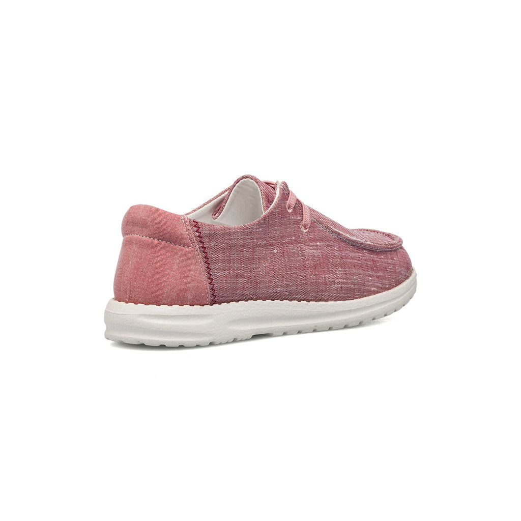 Sneakers rosse da donna in tessuto Lora Ferres