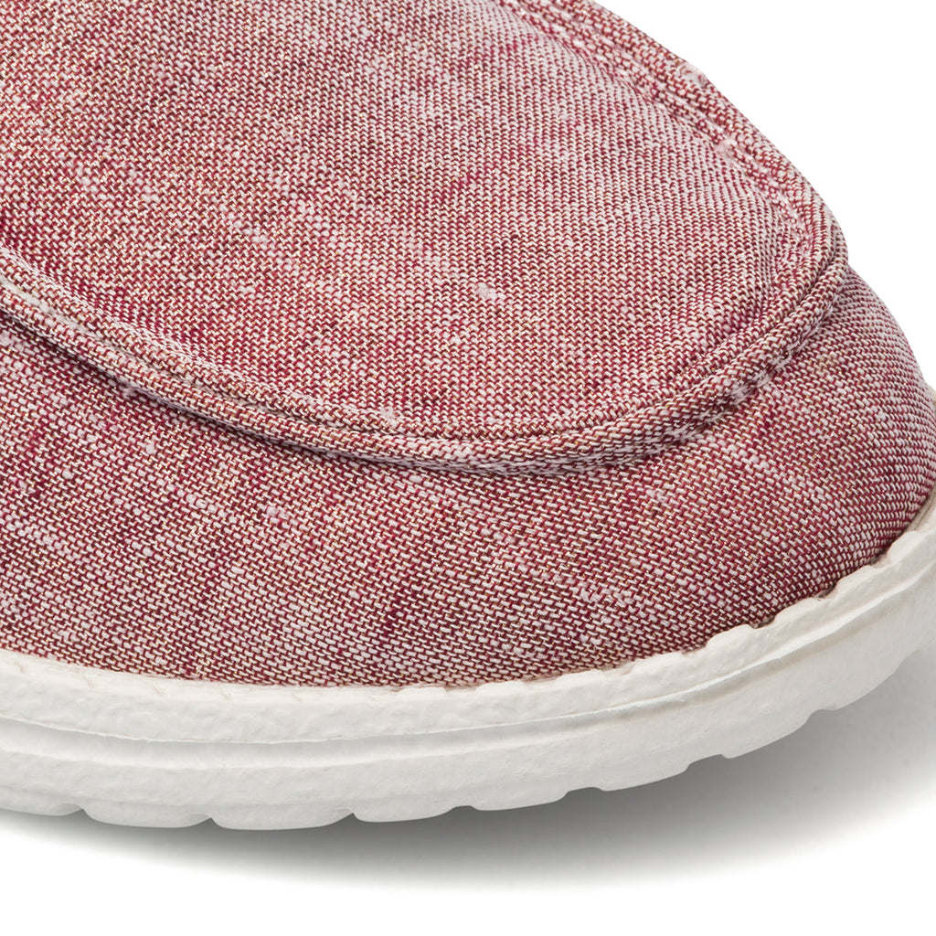 Sneakers rosse da donna in tessuto Lora Ferres