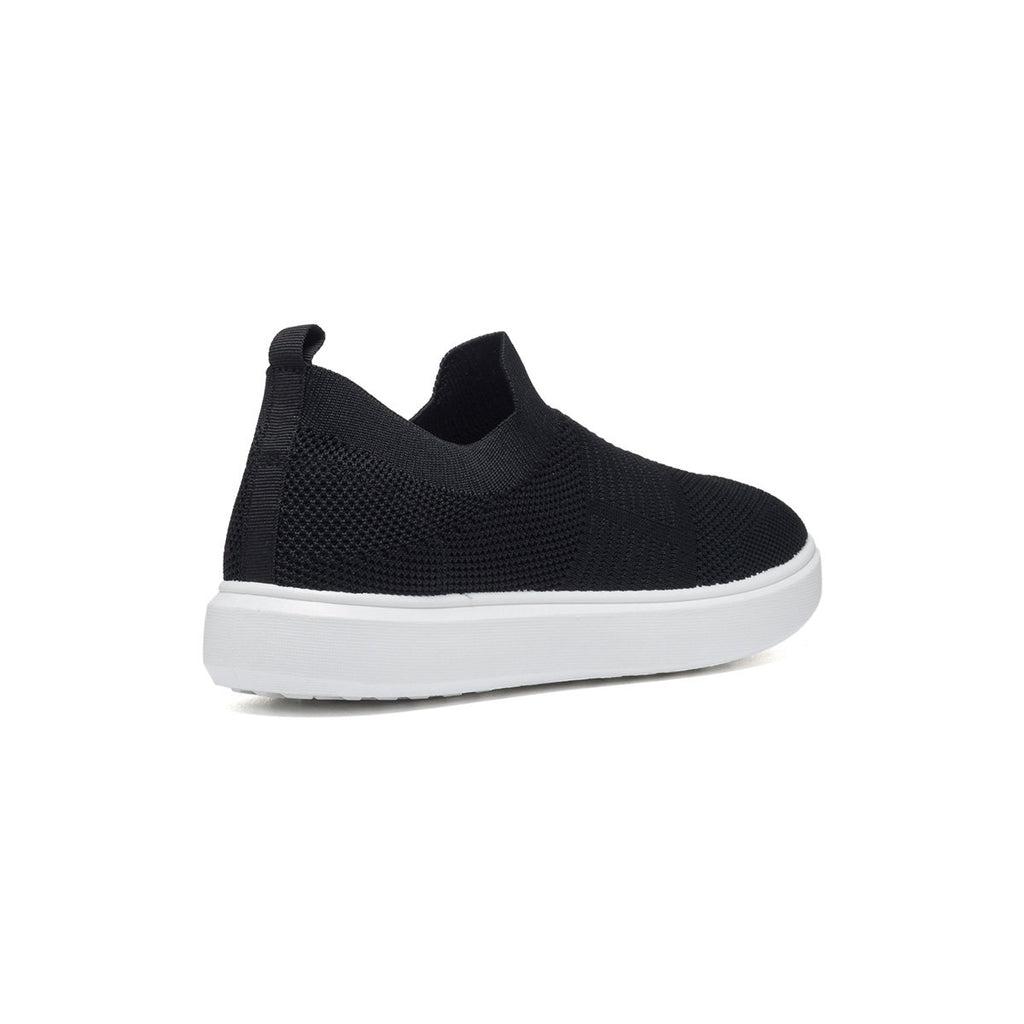 Sneakers slip-on nere in tessuto con colletto elasticizzato Lora Ferres