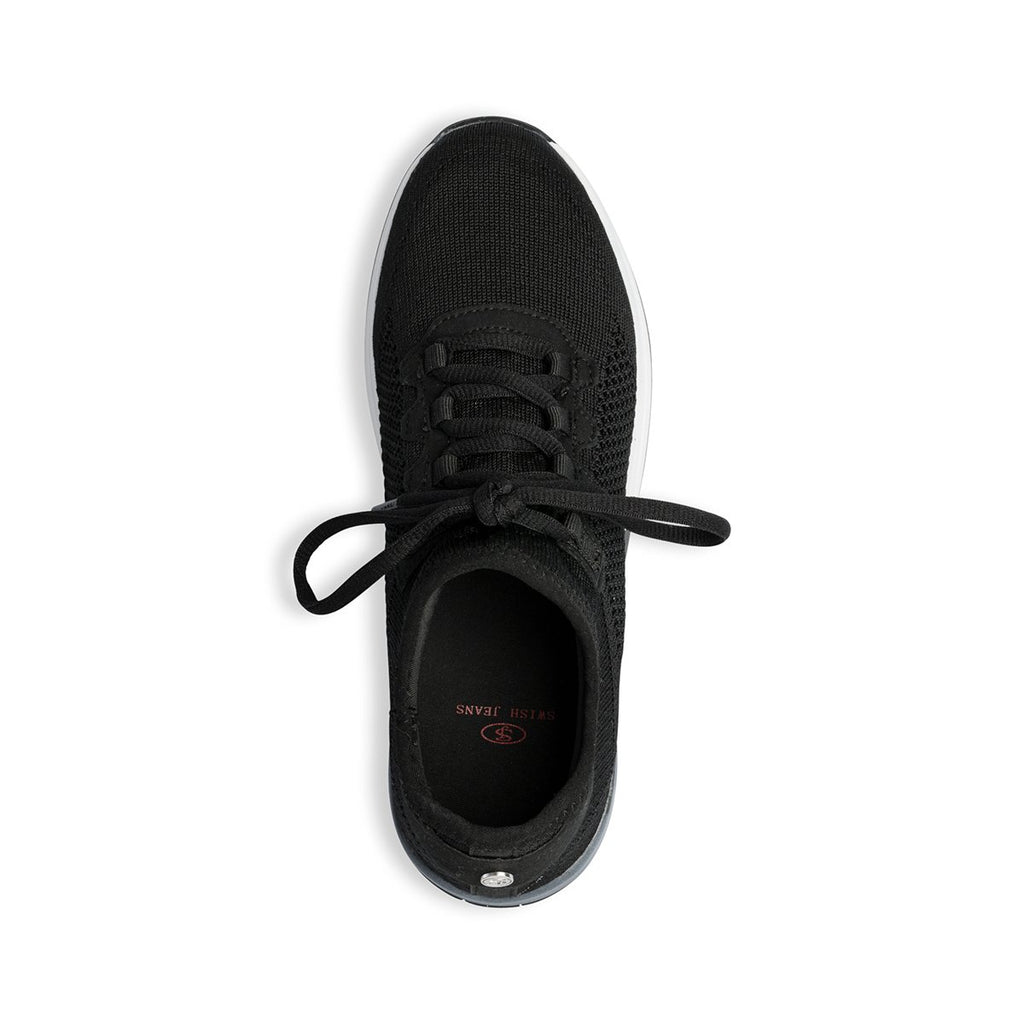 Sneakers nere in tessuto knit Swish Jeans