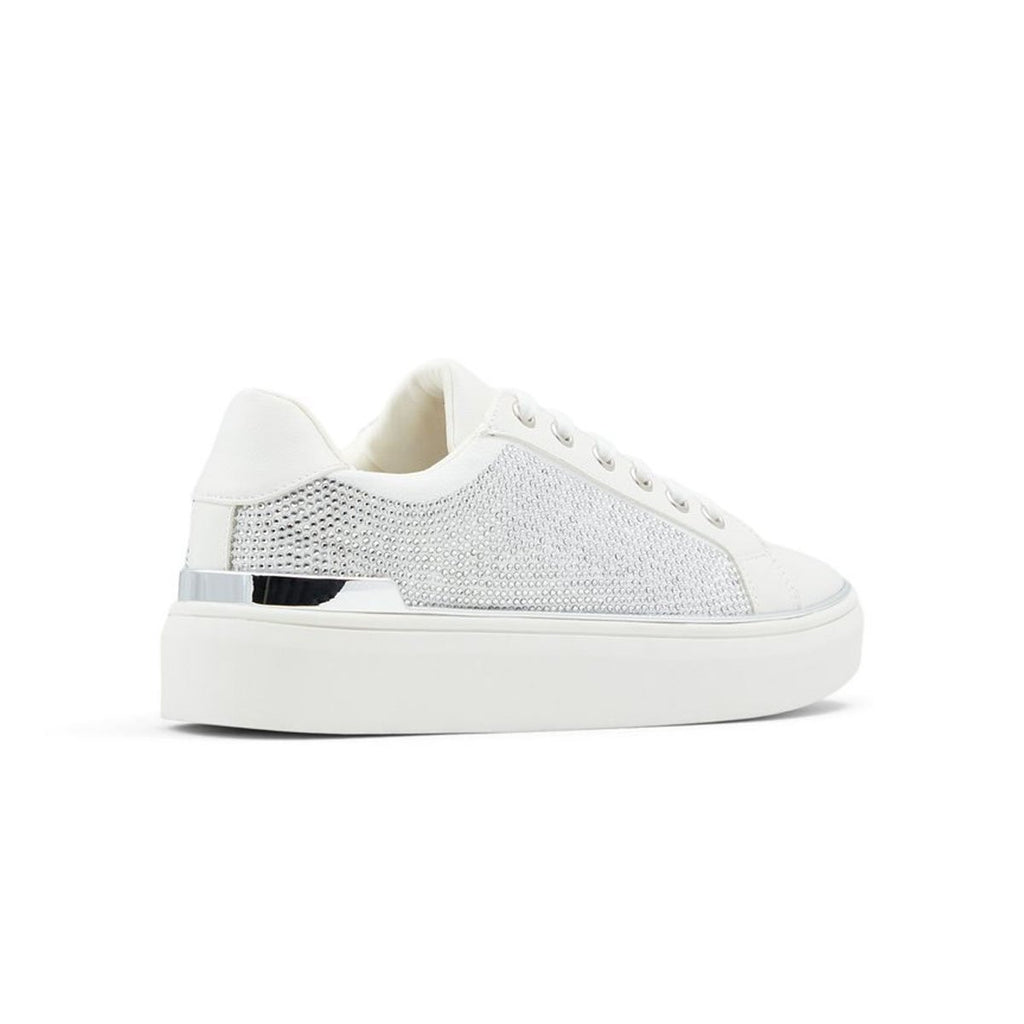 Sneakers bianche in pelle vegana con strass sulla superficie Call It Spring Spark