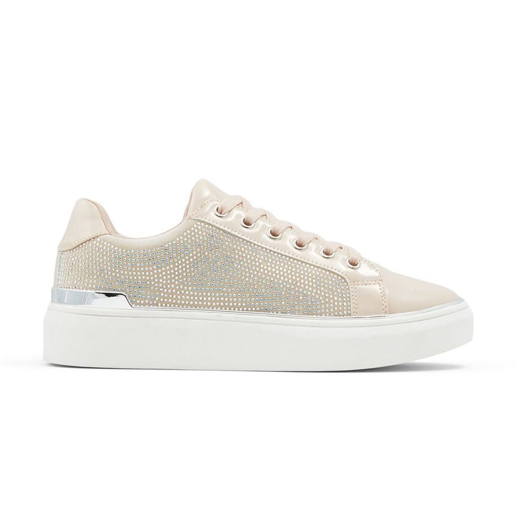 Sneakers rosa in pelle vegana con strass sulla superficie Call It Spring Spark
