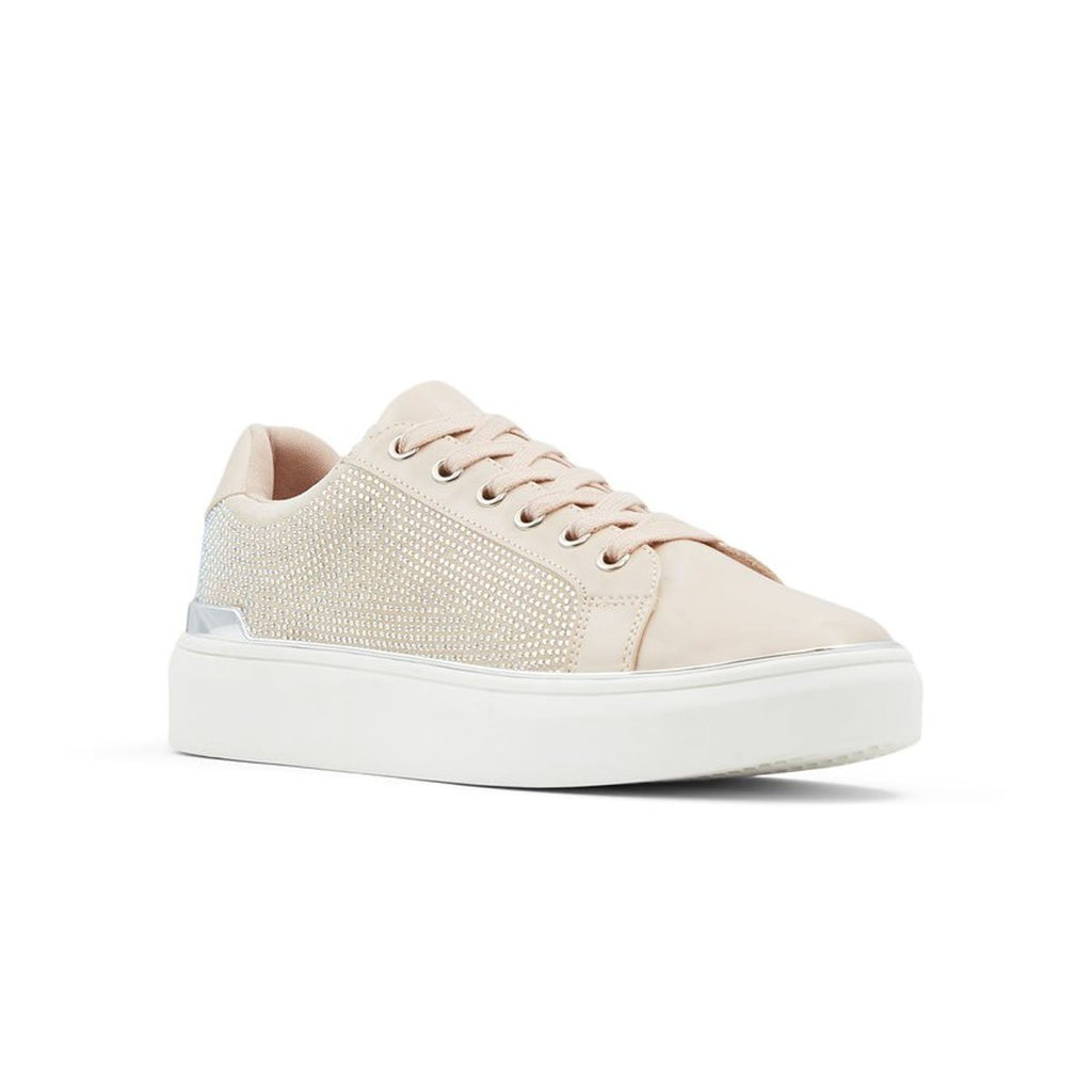 Sneakers rosa in pelle vegana con strass sulla superficie Call It Spring Spark