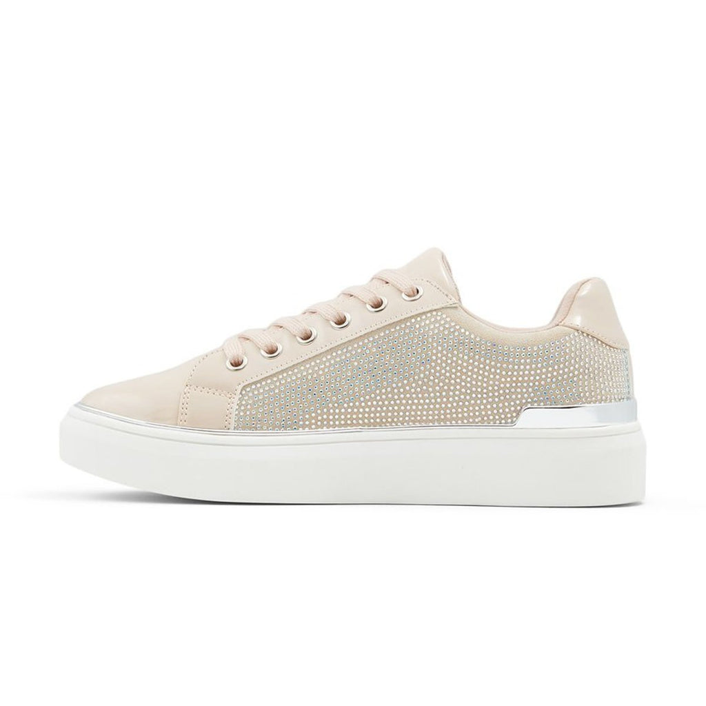 Sneakers rosa in pelle vegana con strass sulla superficie Call It Spring Spark