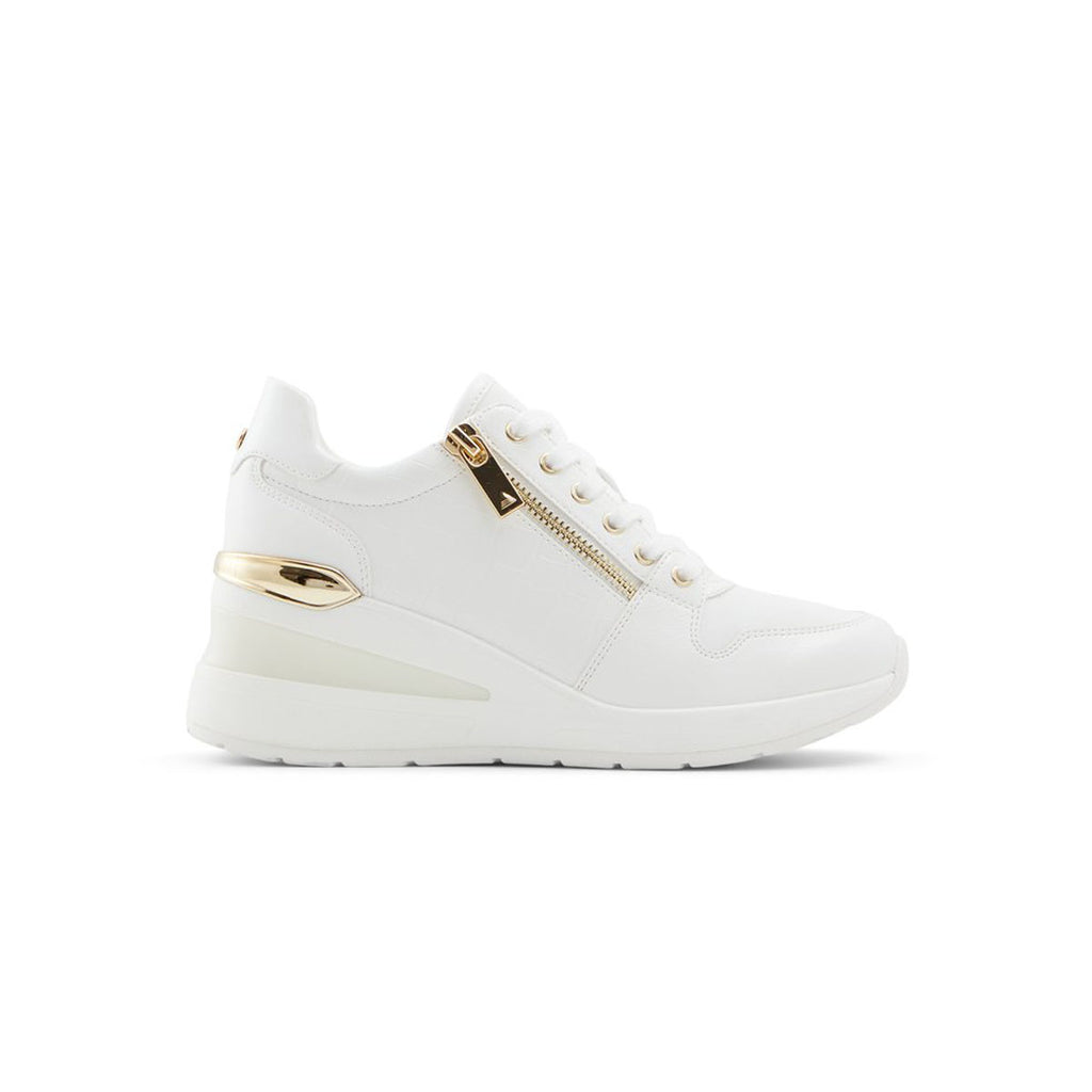 Sneakers bianche con zeppa 7 cm ALDO Adwiwia