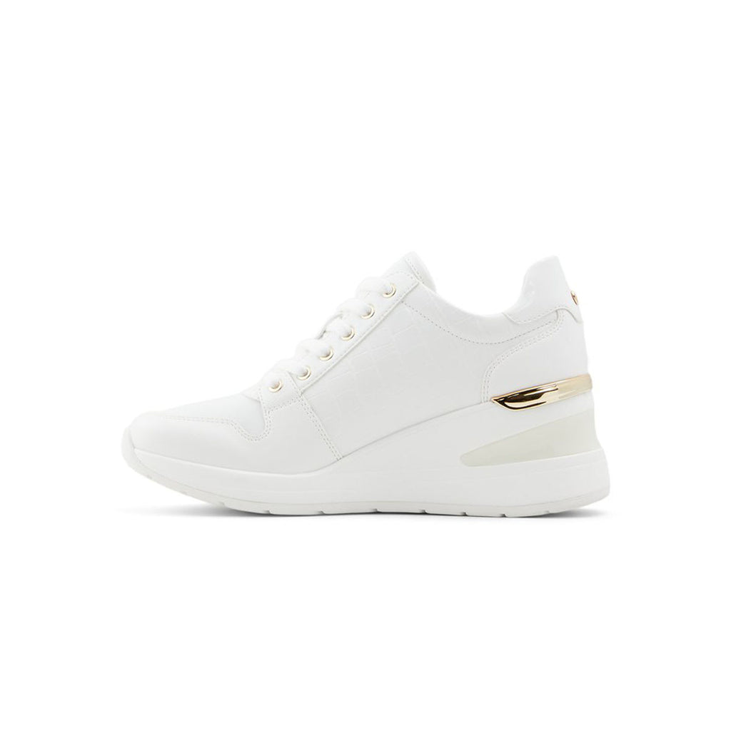 Sneakers bianche con zeppa 7 cm ALDO Adwiwia