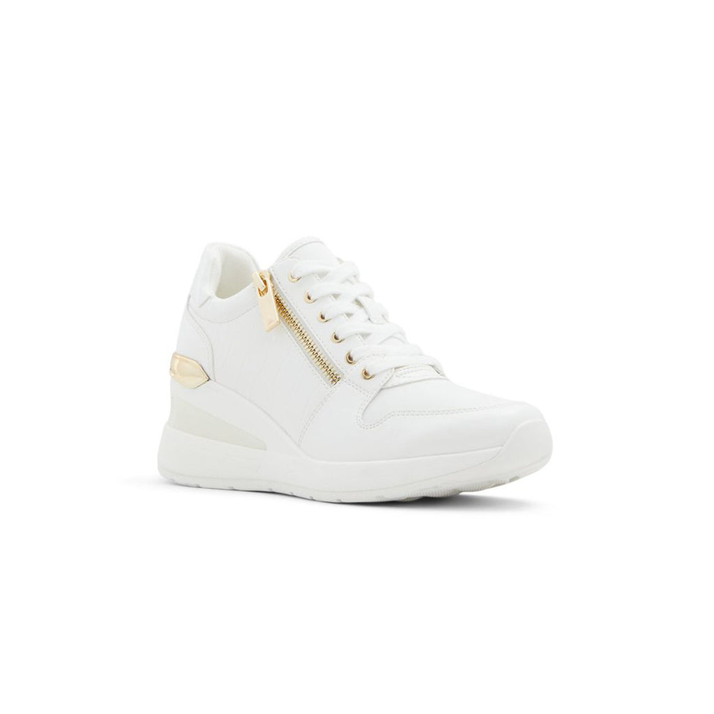 Sneakers bianche con zeppa 7 cm ALDO Adwiwia