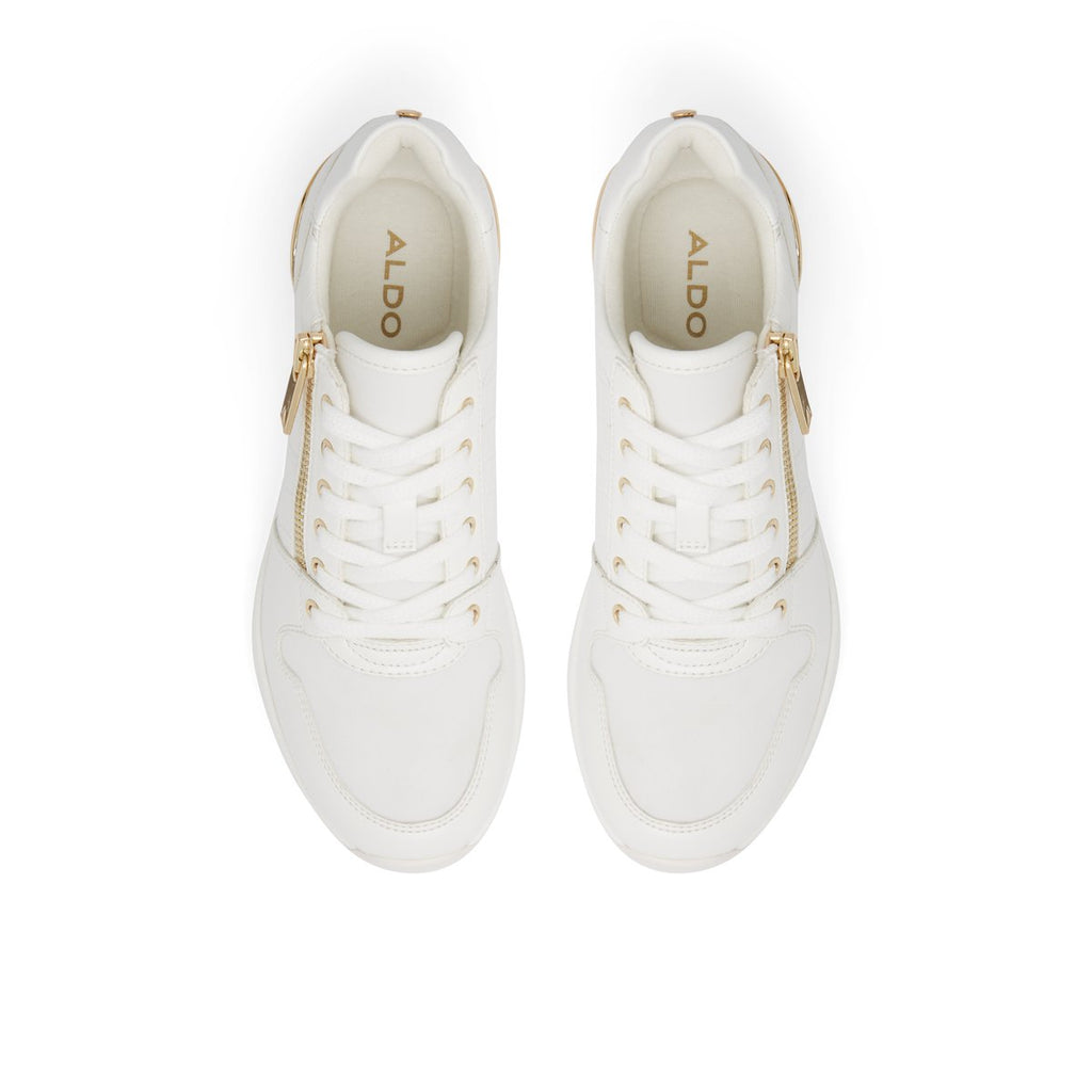 Sneakers bianche con zeppa 7 cm ALDO Adwiwia