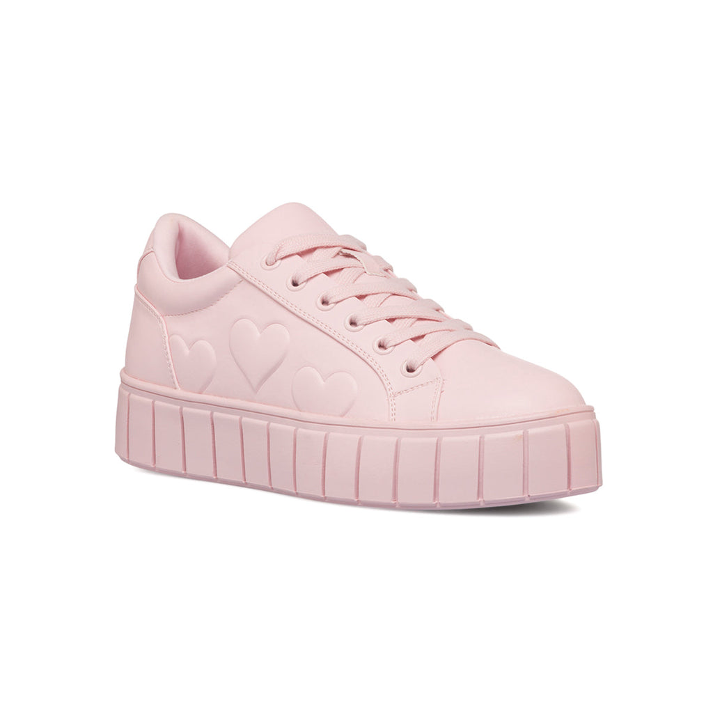 Sneakers chunky rosa in pelle vegana da donna Call It Spring Lotus