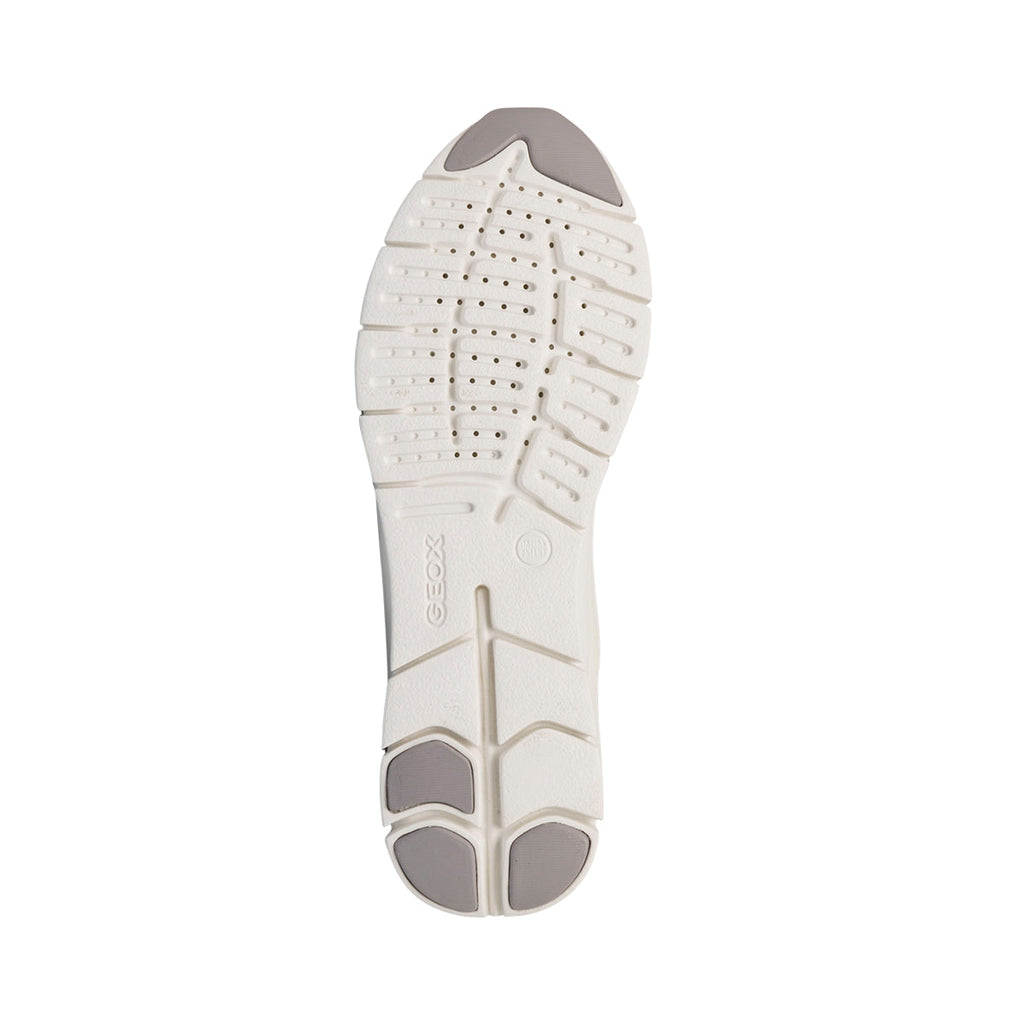 Sneakers grigie in pelle e mesh da donna Geox Sukie