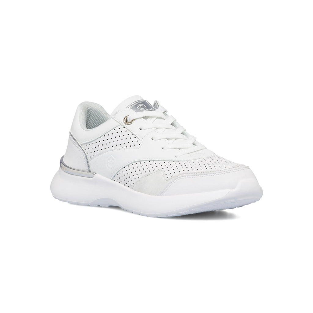 Sneakers bianche traforate da donna Lumberjack Gerda
