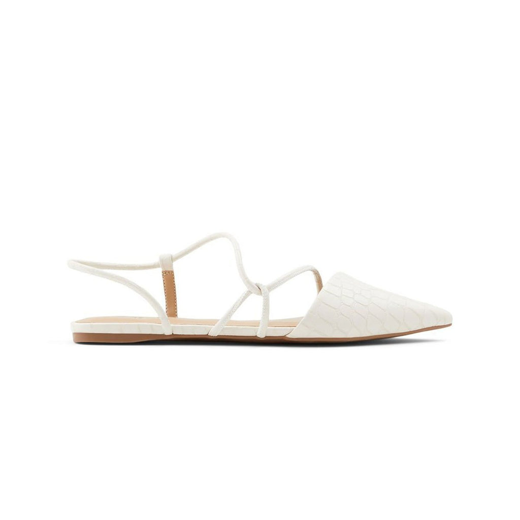 Ballerine bianche in pelle vegana effetto cocco Call It Spring Selena