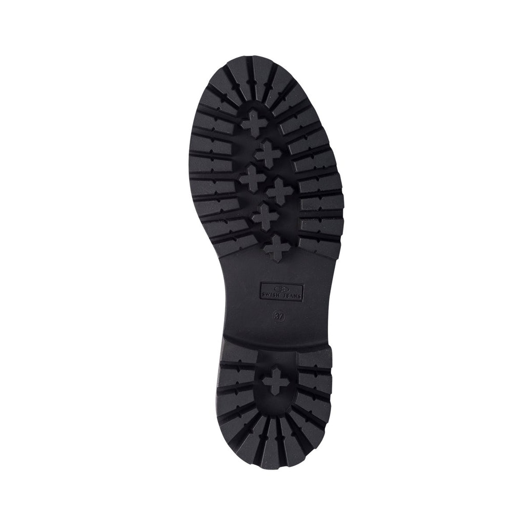 Anfibi neri con maxi-suola Swish Jeans