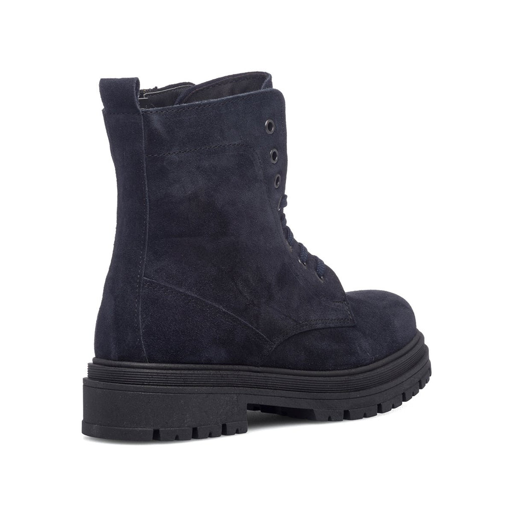 Anfibi blu in pelle scamosciata Swish Jeans