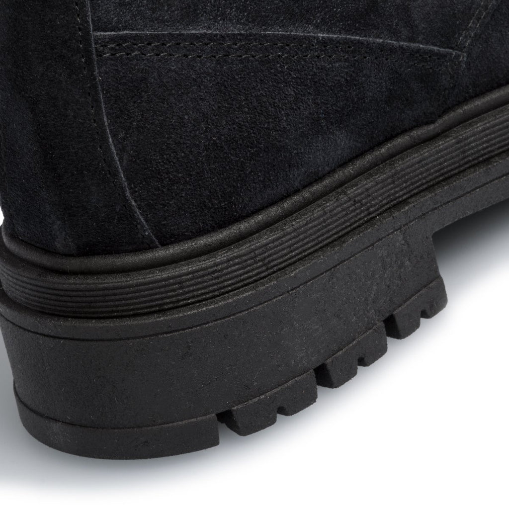 Anfibi blu in pelle scamosciata Swish Jeans