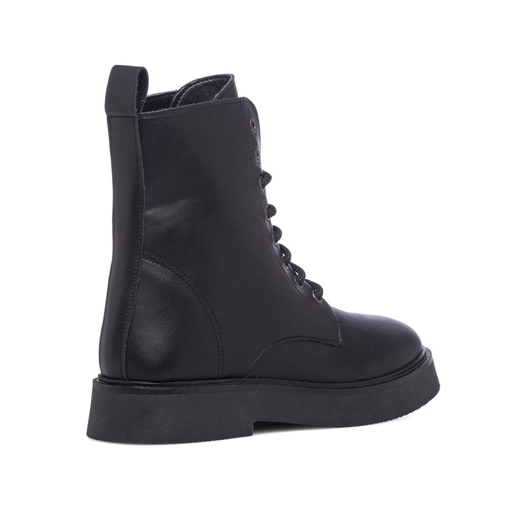 Anfibi neri con occhielli in metallo Swish Jeans