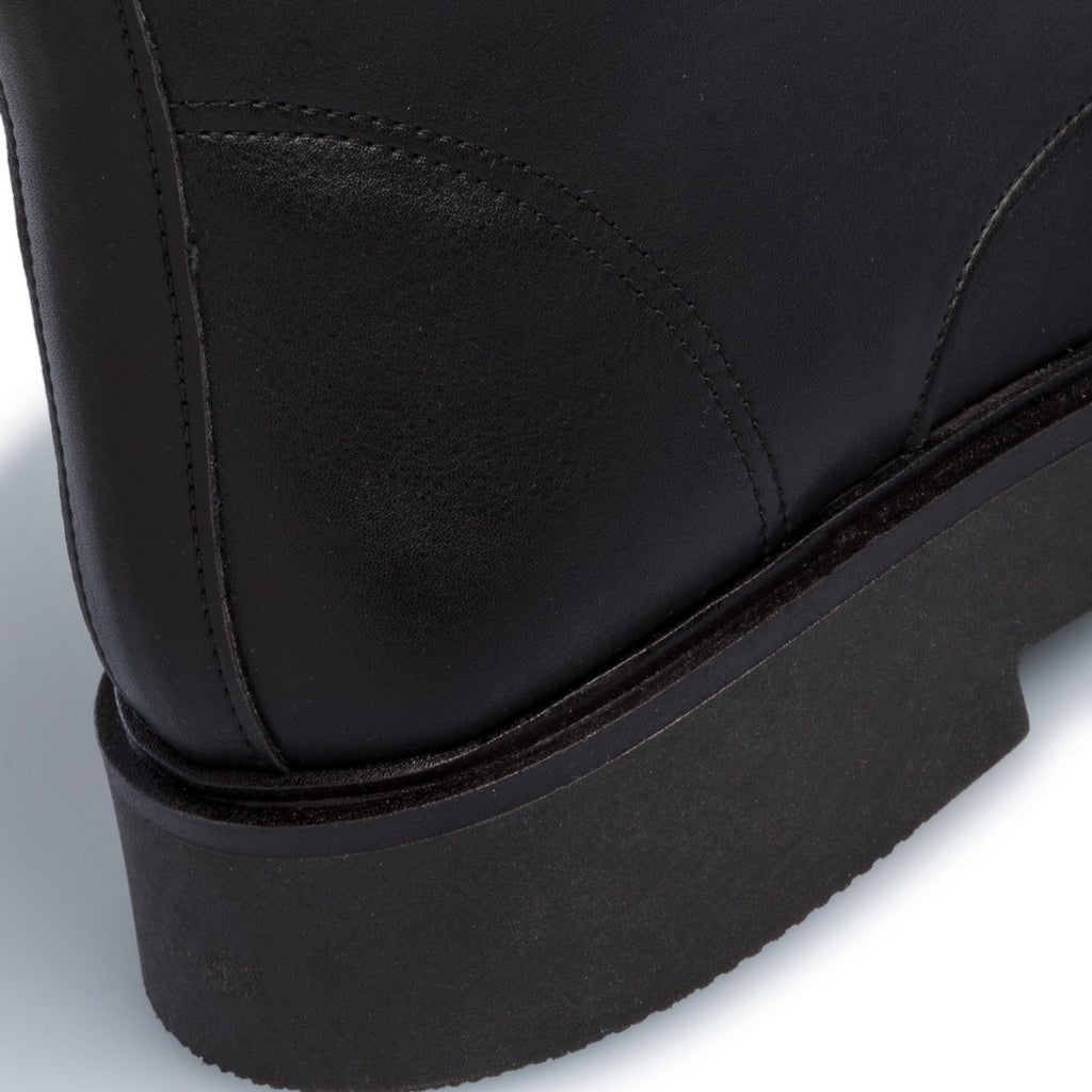 Anfibi neri con occhielli in metallo Swish Jeans