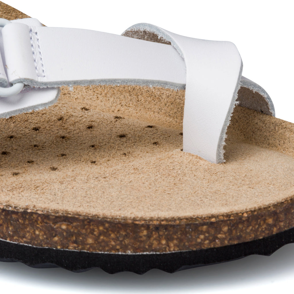 Sandali bianchi in pelle da donna Geox Brionia