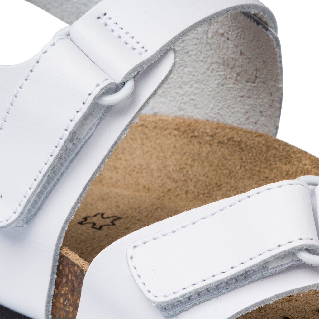 Sandali bianchi in pelle da donna Geox Brionia