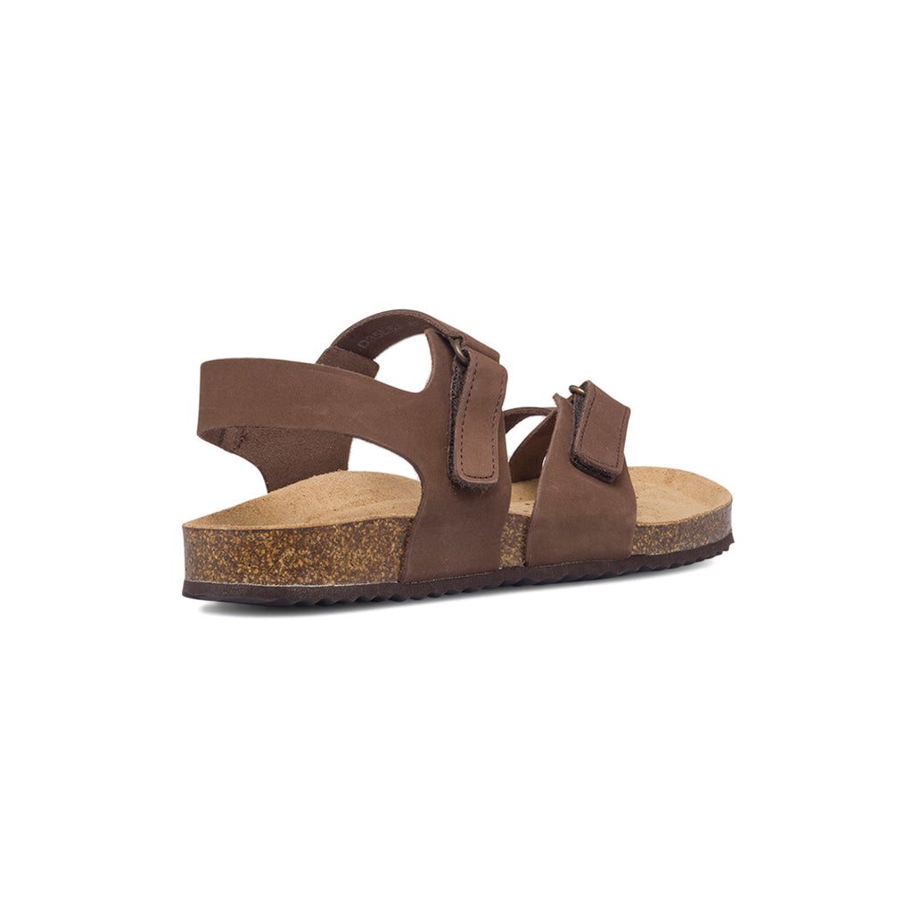 Sandali marroni in pelle da donna Geox Brionia